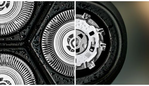 Het corrosiebestendige scheersysteem respecteert de huid