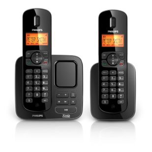 Perfect sound Téléphone fixe sans fil avec répondeur