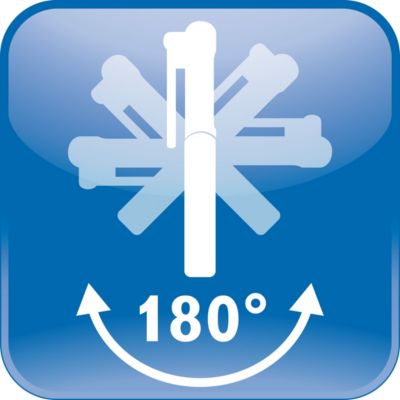 180° накланяща се глава на лампата за максимална гъвкавост