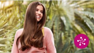 Cuidado iónico para un cabello brillante y sin frizz