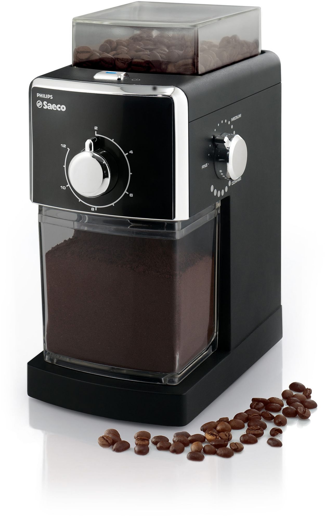 Commercial Flat Tooth Burr Coffee Grinder Espresso Coffee Bean Grinder