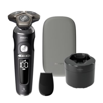 Bild von Philips Shaver S9000 Prestige - Elektrischer Nass- und Trockenrasierer mit SkinIQ - SP9840/32