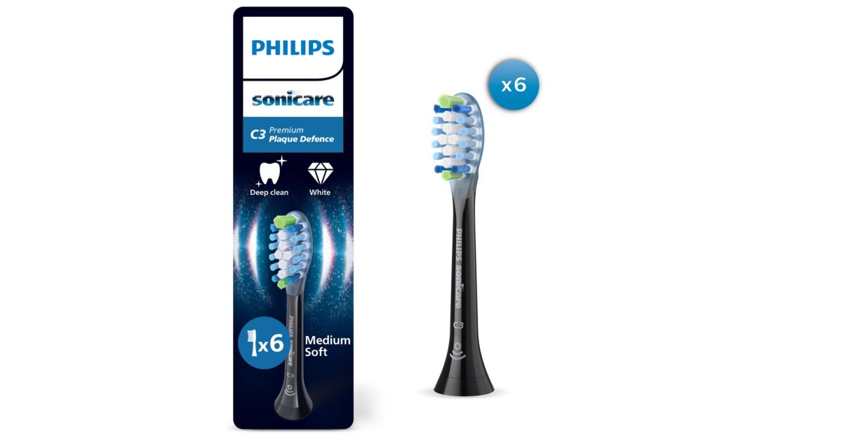 Philips Sonicare Premium Plaque Defence 6-balenie kefkových nadstavcov HX9046/88 - hlavný produktový obrázok Philips