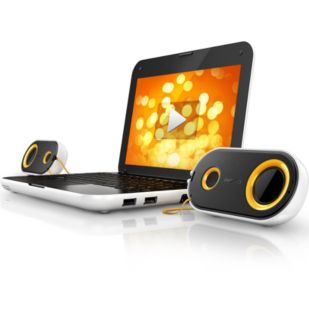 Enceintes USB pour ordinateur portable