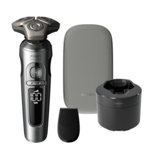 Shaver S9000 Prestige Rasoir électrique 100 % étanche avec SkinIQ