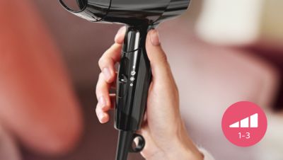 3 setelan opsi pengeringan fleksibel untuk berbagai kebutuhan