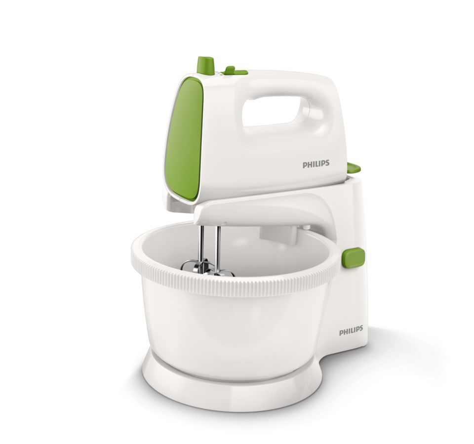 Powerful and efficient mixing for fluffy cakes