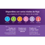 Mantiene el ritmo de succión individual del bebé