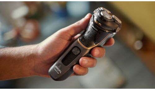 Impugnatura antiscivolo per una rasatura sicura