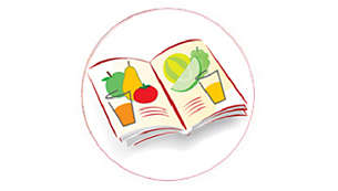 Brožúrka s receptami obsahuje 10 receptov na chutné šťavy