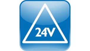 24 V DC-Stecker zur Stromversorgung
