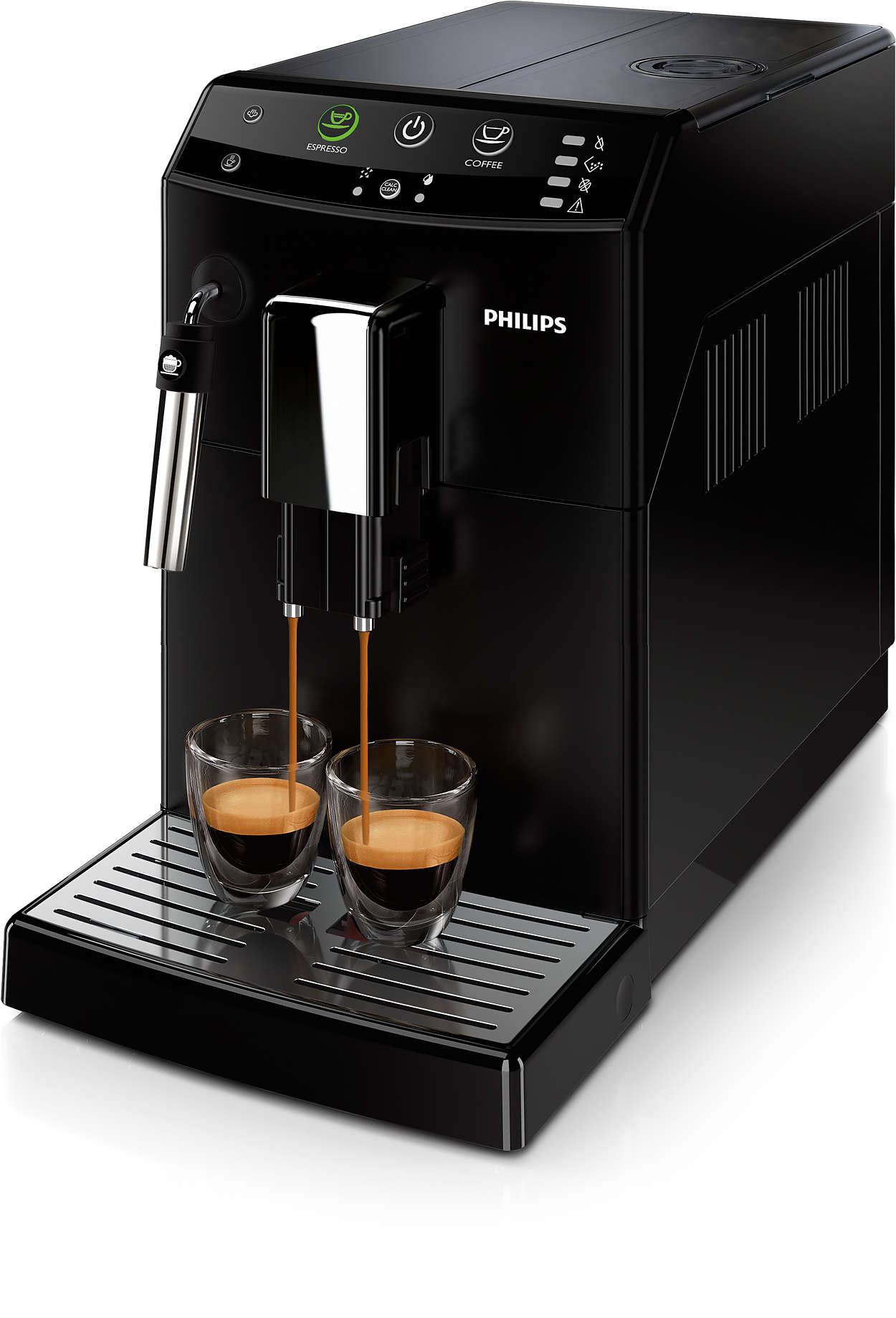 fire gange Klappe Kæledyr 3000 Series Fuldautomatisk espressomaskine HD8821/01 | Philips