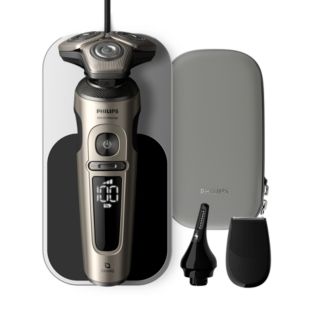 Shaver S9000 Prestige SkinIQ 기술을 활용한 습식 및 건식 전자 면도기