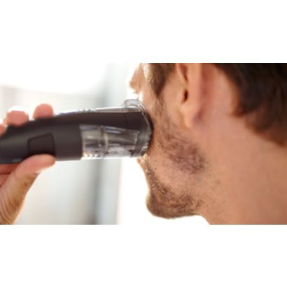 Less mess vacuum trimmer