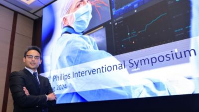 Chris Antony at Philips Interventional Symposium 2024 in Singapore