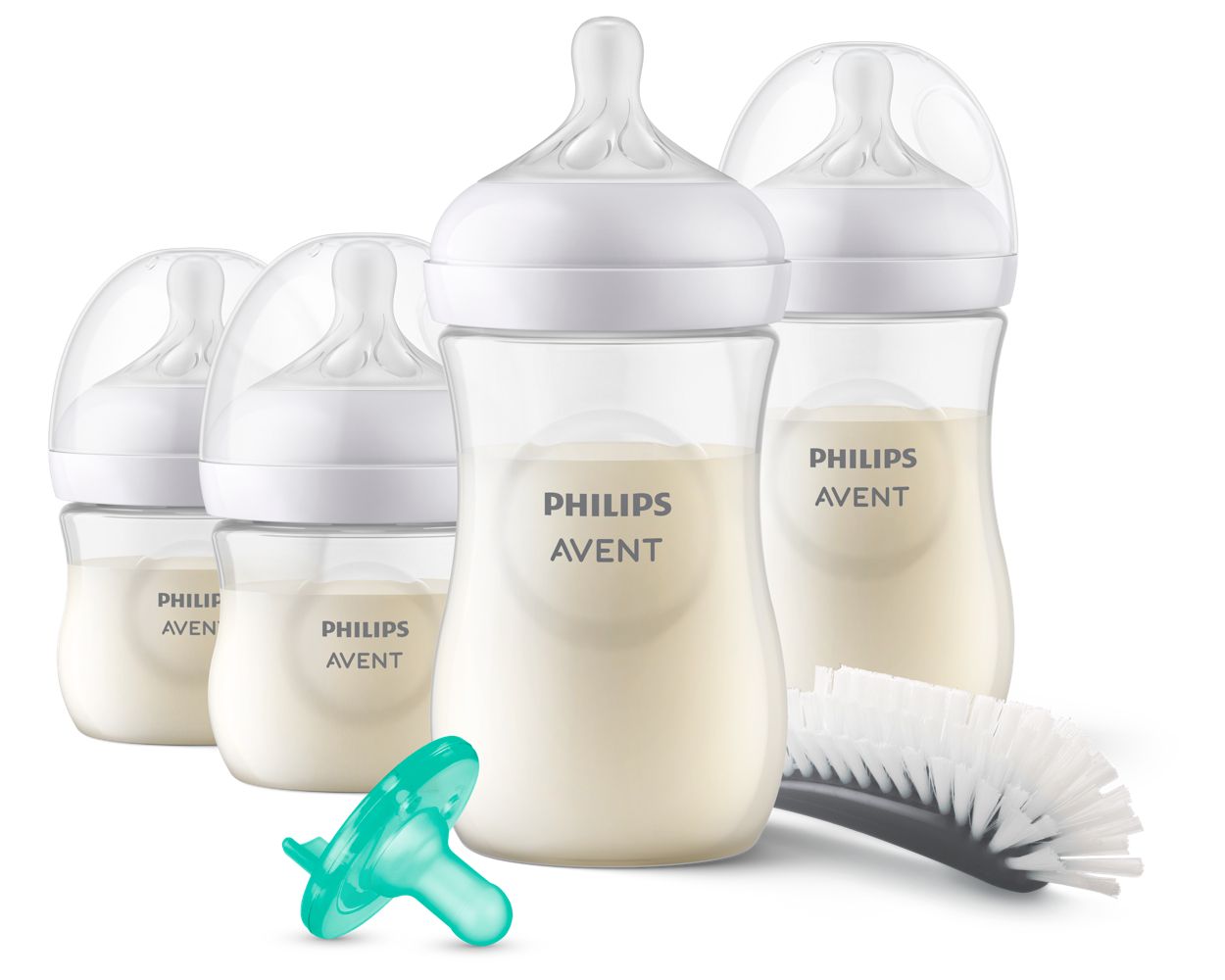 Philips Avent Natural Baby Bottle with Natural Response Nipple, Essentials  Baby Gift Set, SCD839/02 