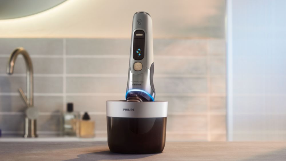 Hygienic heads in 1-minute. Keep your shaver like new.