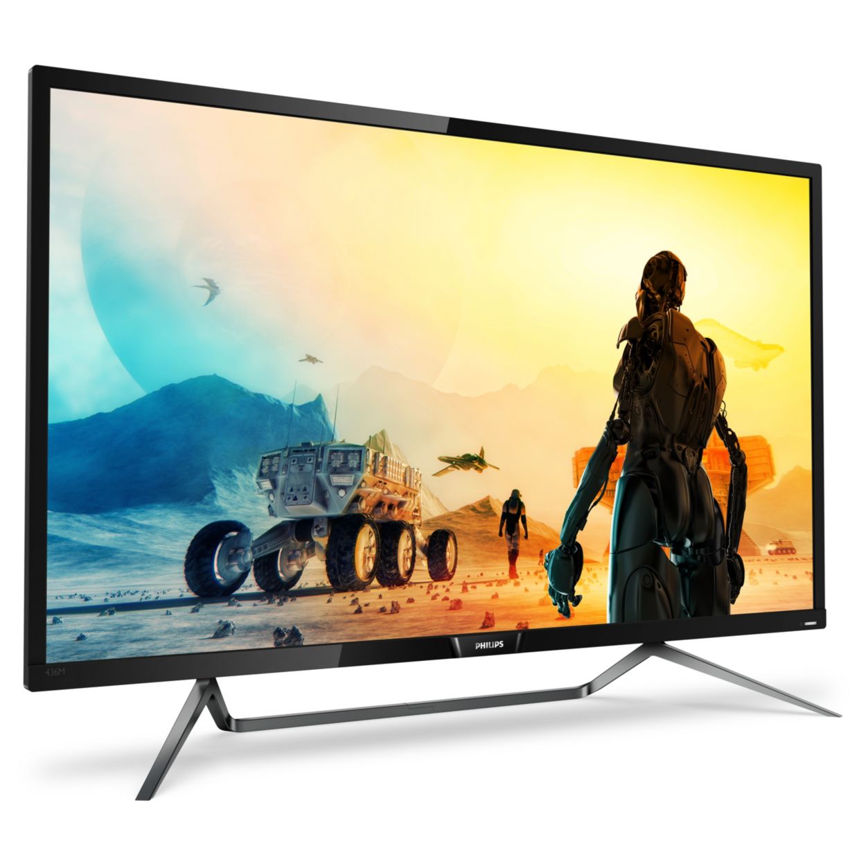 Momentum 4K HDR display with Ambiglow 436M6VBPAB/27 | Philips