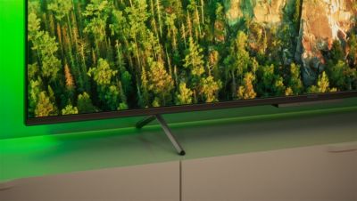 Karcsú kialakítású TV. Környezetbarát csomagolás.