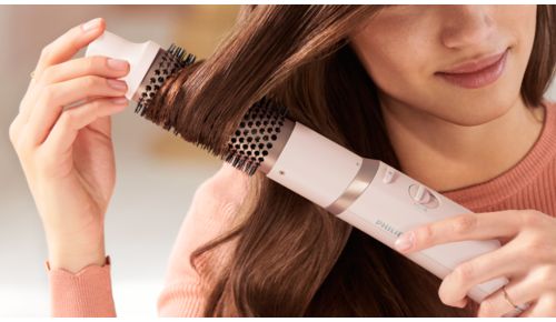 Ustawienie „Care” zapewnia lepszą ochronę podczas suszenia i stylizacji