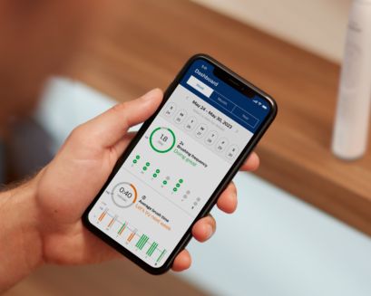 Philips Sonicare app can help patients improve oral hygiene