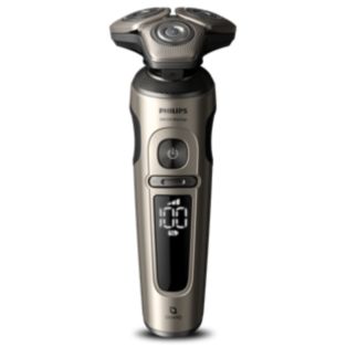 Shaver S9000 Prestige Elektrischer Nass- und Trockenrasierer mit SkinIQ