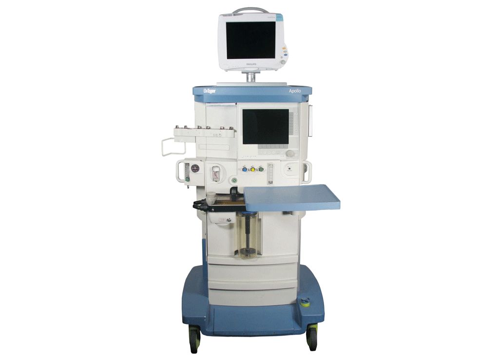 IntelliVue MP20/30: Dräger Apollo Top Shelf Mounting Kits