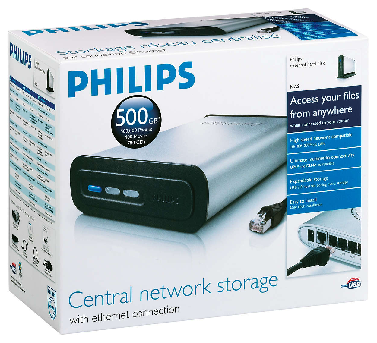 External Hard Disk SPD8020CC/10 | Philips