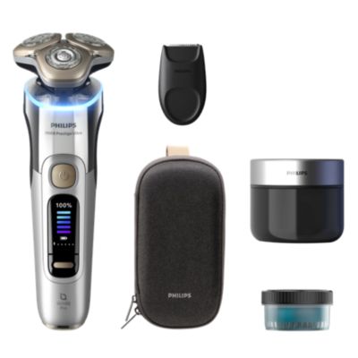 未使用Philips_シェーバー_i9000 Prestige Ultra i9000 Prestige Ultra ウェット＆ドライ電動シェーバー XP9405/49