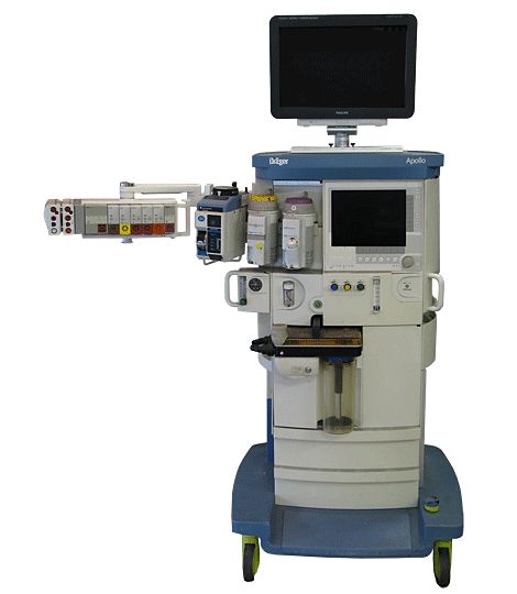 Drager Apollo Anesthesia Machine Mfi Medical