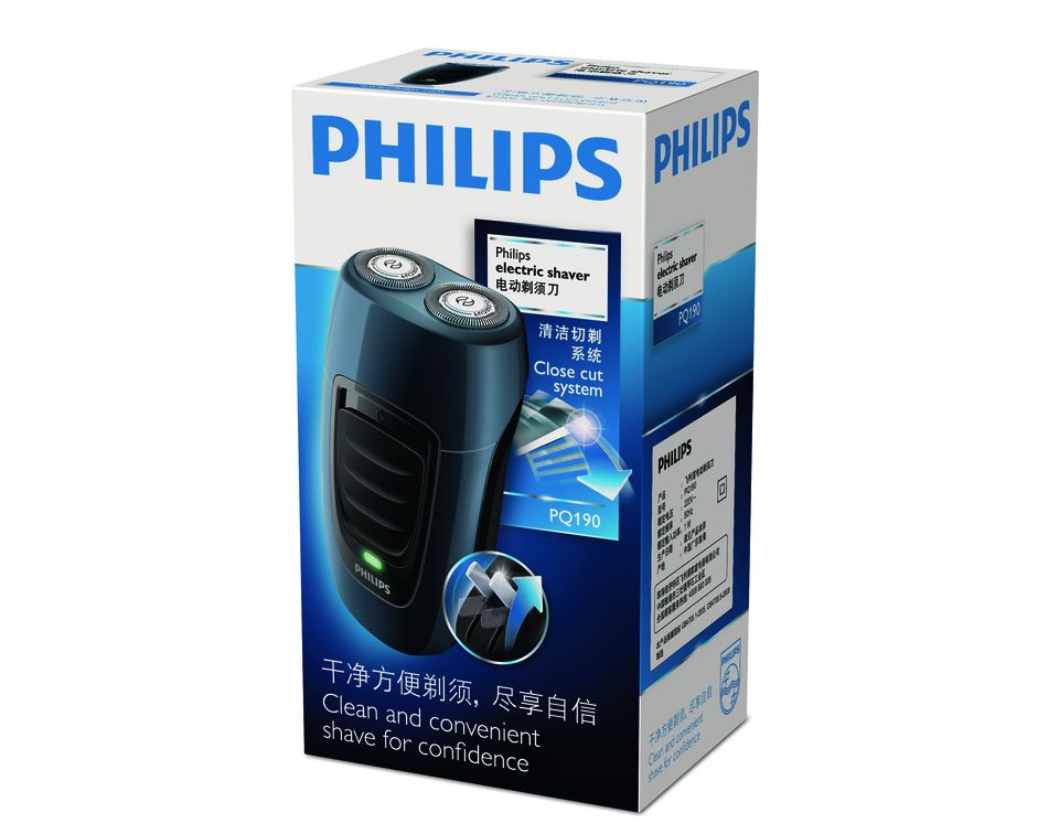 2 Heads Shaver 電気シェーバー PQ190/16 | Philips