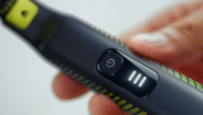 LED light shows battery status