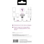 Smart 5-port USB desktop charger