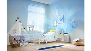 Rychlé čištění vhodné pro místnosti o rozloze až 32 m²