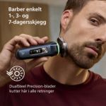 Langvarig tett barbering, intelligent hudkomfort