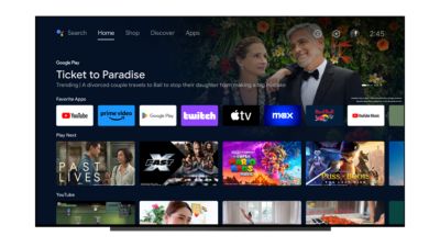 Dispozitiv de streaming Android TV inclus