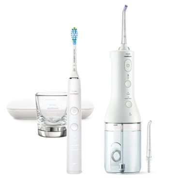DiamondClean 9000  Electric toothbrush & cordless water flosser bundle