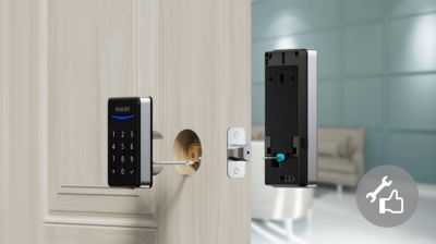 Easy installation with just a screwdriver