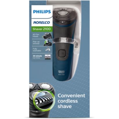 Convenient cordless shave