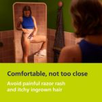 Easy and skin-friendly intimate shave