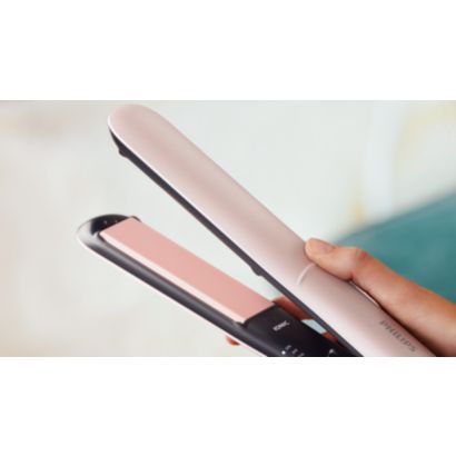 Păr drept şi strălucitor cu îngrijire cu ioni şi control