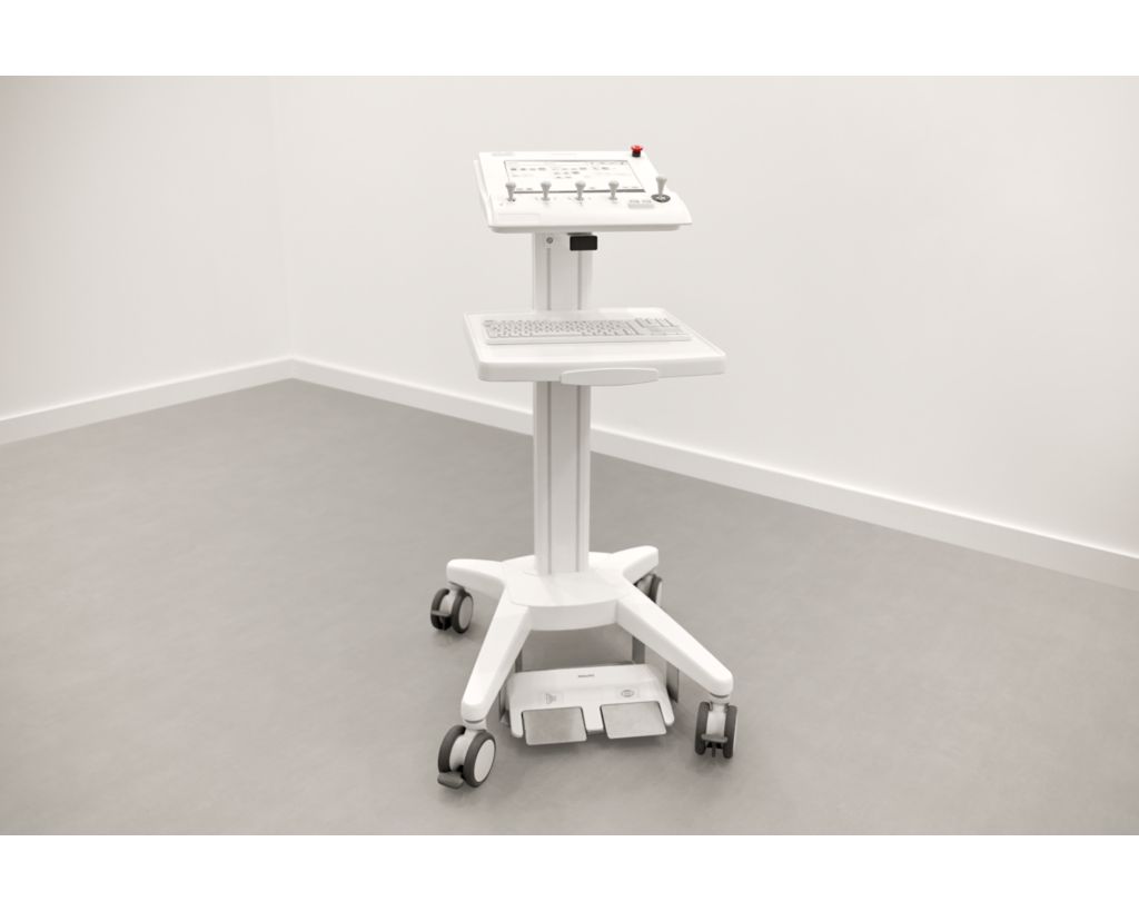 Nearby control trolley Nearby control trolley for fluoroscopy