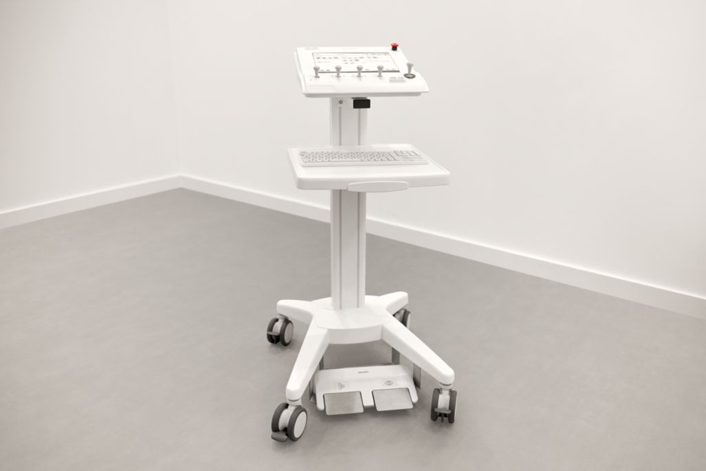 Nearby control trolley Nearby control trolley for fluoroscopy