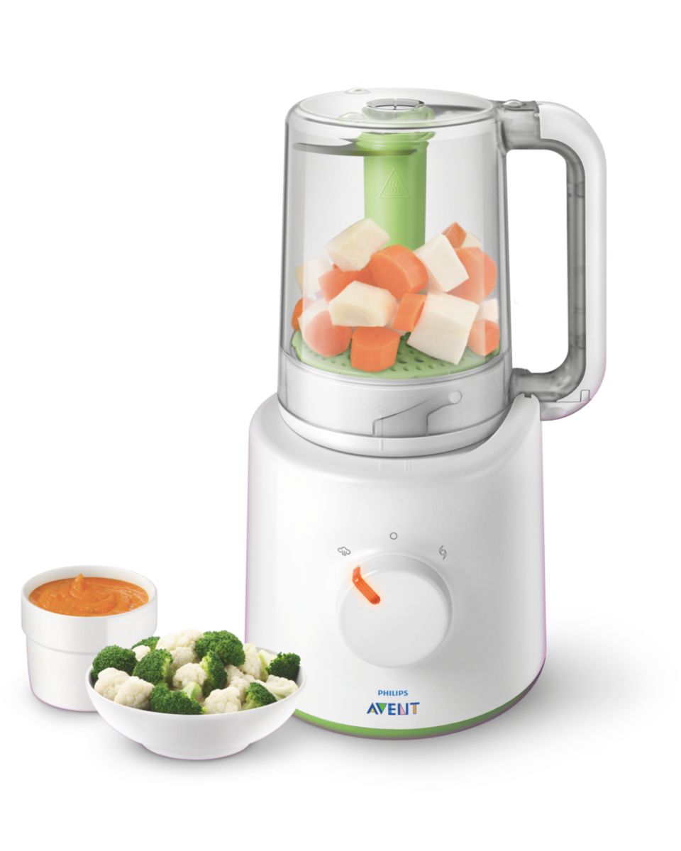 Máquina para hacer alimentos para bebés, procesador de alimentos para  bebés, vaporera, licuadora; para cocinar y mezclar los alimentos saludables