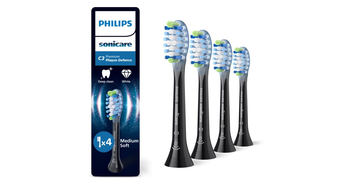 Philips Sonicare Premium Plaque Defence 4-balenie kefkových nadstavcov HX9044/88 - hlavný produktový obrázok Philips