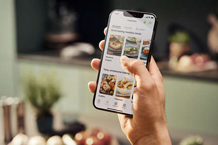 Connected cooking experience, NutriU app