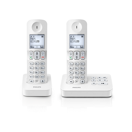 D4052W/FR  Téléphone fixe sans fil avec répondeur