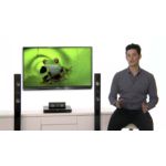 Enjoy powerful home cinema with 3D Angled Speakers