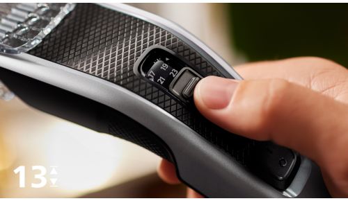 Łatwa regulacja długości włosów od 0,5 mm do 23 mm