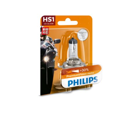 12636B1 PremiumVision Moto Headlight bulb